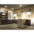 2014 Modern Champagne Melamine Kitchen Cabinet with Island